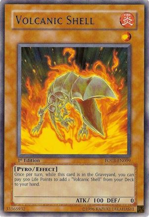 Volcanic Shell [FOTB-EN009] Rare - Yu-Gi-Oh! - Card Brawlers | Quebec | Canada |