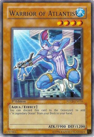 Warrior of Atlantis [FOTB-EN016] Rare - Yu-Gi-Oh! - Card Brawlers | Quebec | Canada |