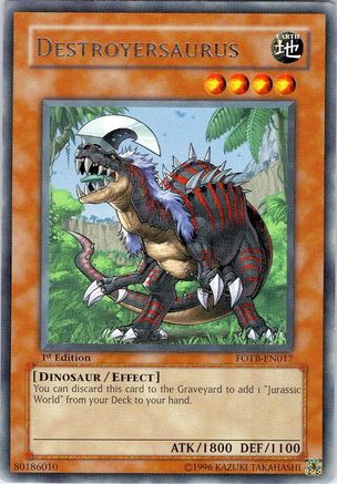 Destroyersaurus [FOTB-EN017] Rare - Yu-Gi-Oh! - Card Brawlers | Quebec | Canada |