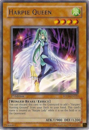 Harpie Queen [FOTB-EN020] Rare - Yu-Gi-Oh! - Card Brawlers | Quebec | Canada |