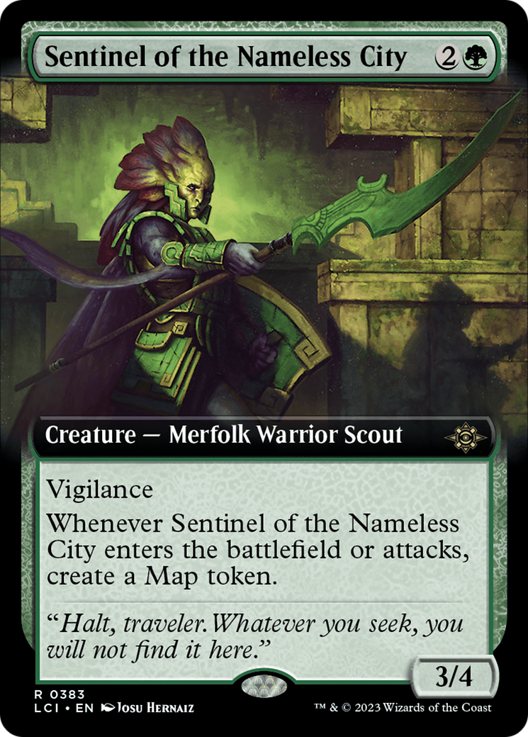 Sentinel of the Nameless City (Extended Art) [The Lost Caverns of Ixalan] - Magic: The Gathering - Card Brawlers | Quebec | Canada |