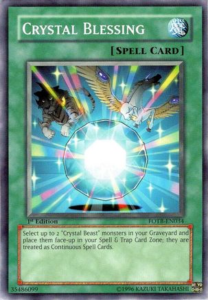 Crystal Blessing [FOTB-EN034] Common - Yu-Gi-Oh! - Card Brawlers | Quebec | Canada |