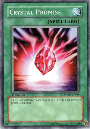 Crystal Promise [FOTB-EN036] Common - Yu-Gi-Oh! - Card Brawlers | Quebec | Canada |