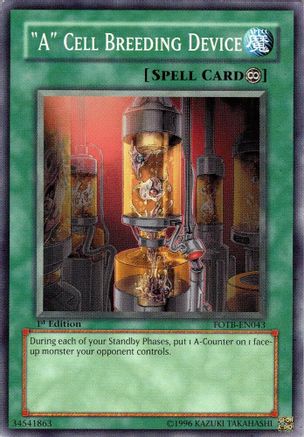 "A" Cell Breeding Device [FOTB-EN043] Common - Yu-Gi-Oh! - Card Brawlers | Quebec | Canada |