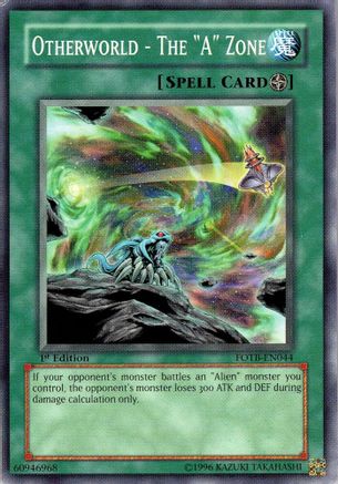 Otherworld - The ''A'' Zone [FOTB-EN044] Common - Yu-Gi-Oh! - Card Brawlers | Quebec | Canada |