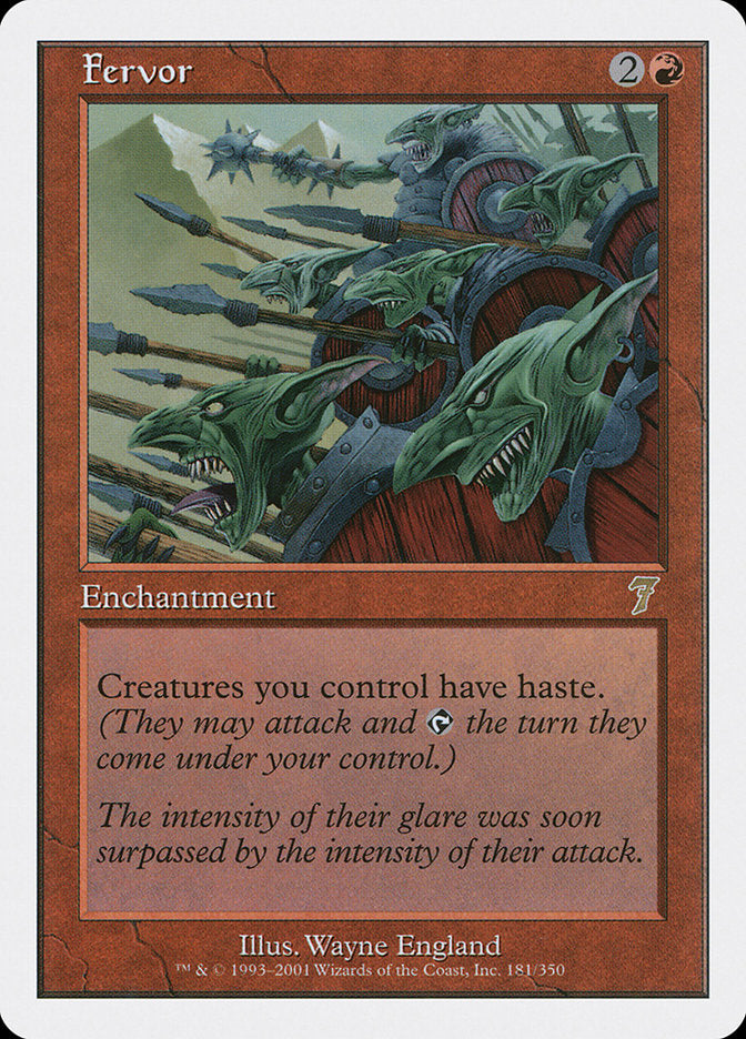 Fervor [Seventh Edition] - Magic: The Gathering - Card Brawlers | Quebec | Canada |