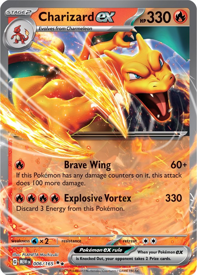 Charizard ex (006/165) [Scarlet & Violet 151] - Pokémon - Card Brawlers | Quebec | Canada |