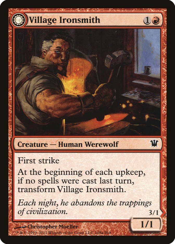 Village Ironsmith // Ironfang [Innistrad] - Magic: The Gathering - Card Brawlers | Quebec | Canada |