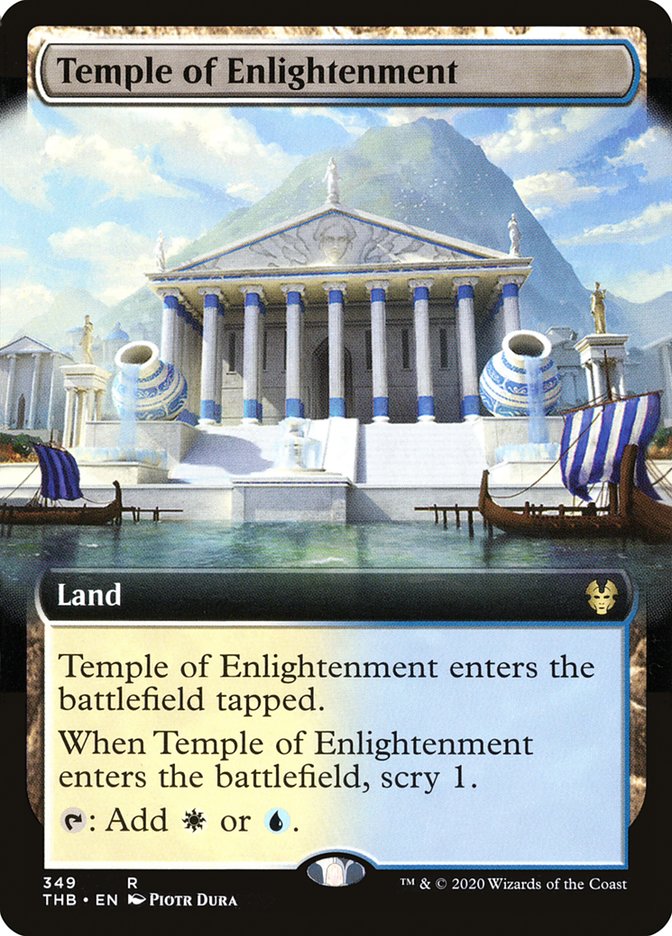 Temple of Enlightenment (Extended Art) [Theros Beyond Death] - Magic: The Gathering - Card Brawlers | Quebec | Canada |