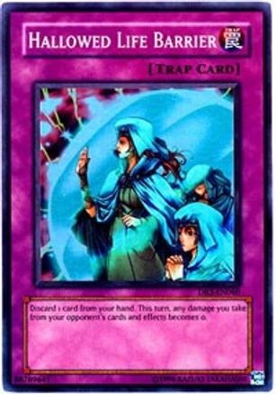 Hallowed Life Barrier [DR3-EN060] Super Rare - Yu-Gi-Oh! - Card Brawlers | Quebec | Canada |