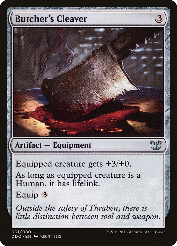 Butcher's Cleaver [Duel Decks: Blessed vs. Cursed] - Magic: The Gathering - Card Brawlers | Quebec | Canada |