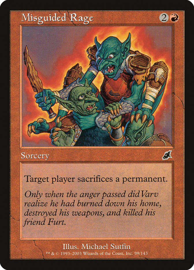Misguided Rage [Scourge] - Magic: The Gathering - Card Brawlers | Quebec | Canada |