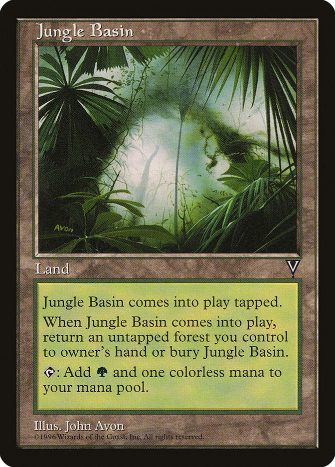 Jungle Basin [Visions] - Magic: The Gathering - Card Brawlers | Quebec | Canada |