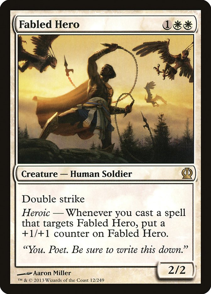 Fabled Hero [Theros] - Magic: The Gathering - Card Brawlers | Quebec | Canada |