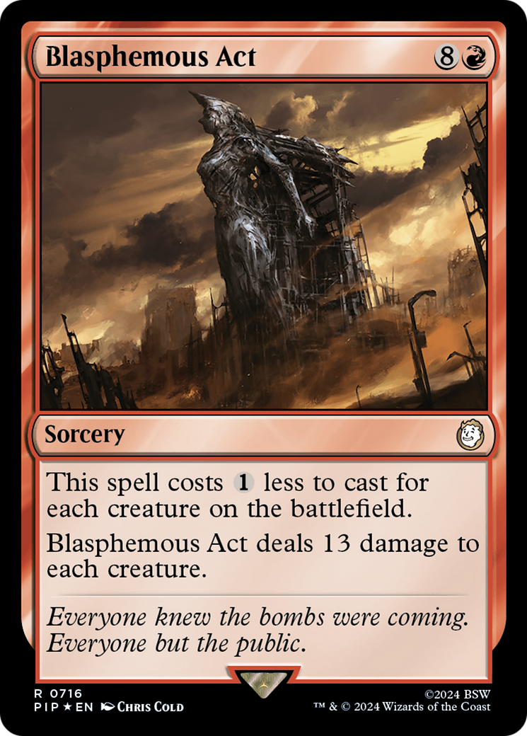 Blasphemous Act (Surge Foil) [Fallout] - Magic: The Gathering - Card Brawlers | Quebec | Canada |