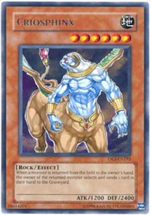 Criosphinx [DR3-EN193] Rare - Yu-Gi-Oh! - Card Brawlers | Quebec | Canada |