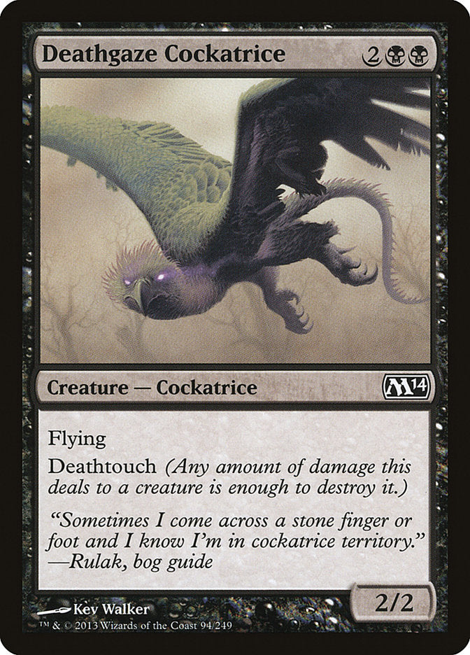 Deathgaze Cockatrice [Magic 2014] - Magic: The Gathering - Card Brawlers | Quebec | Canada |