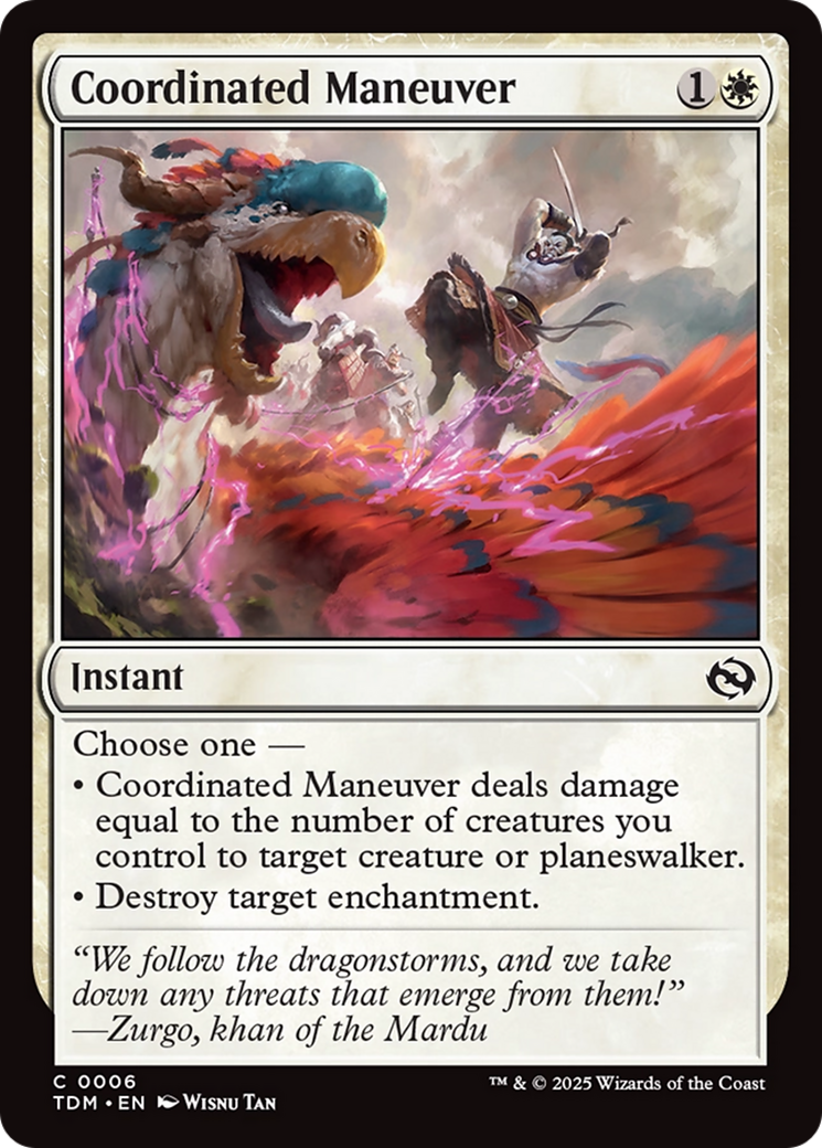 Coordinated Maneuver [Tarkir: Dragonstorm] - Magic: The Gathering - Card Brawlers | Quebec | Canada |