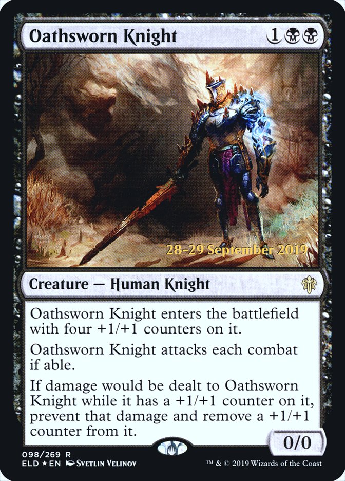 Oathsworn Knight [Throne of Eldraine Prerelease Promos] - Magic: The Gathering - Card Brawlers | Quebec | Canada |