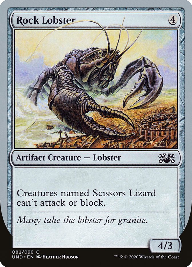 Rock Lobster [Unsanctioned] - Magic: The Gathering - Card Brawlers | Quebec | Canada |