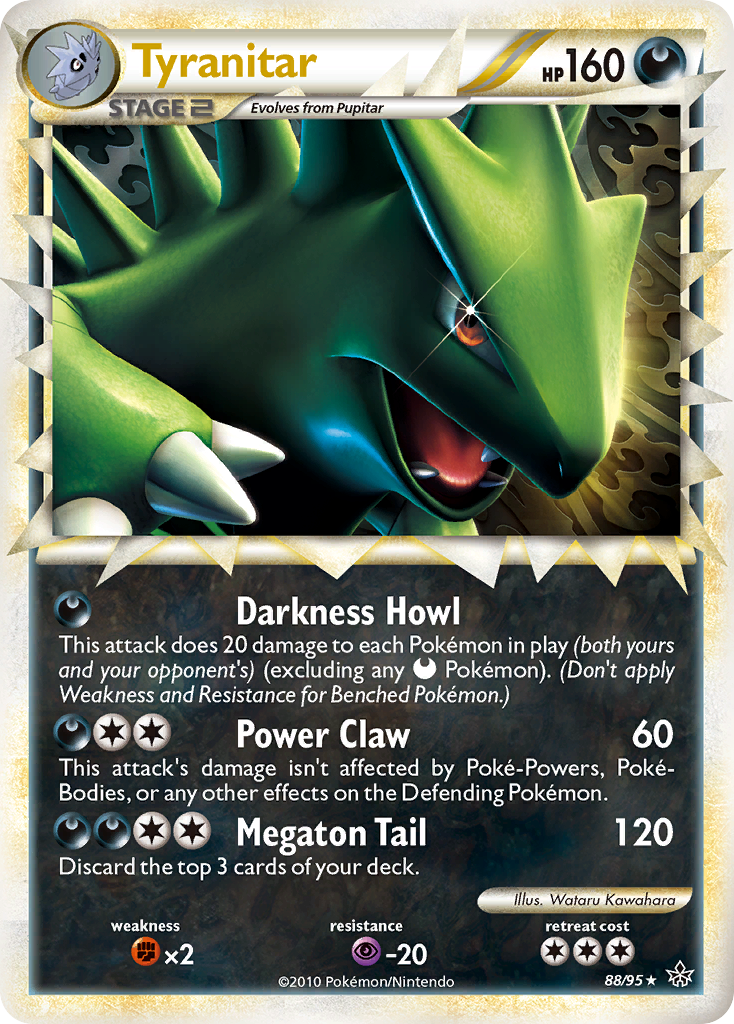 Tyranitar (88/95) [HeartGold & SoulSilver: Unleashed] - Pokémon - Card Brawlers | Quebec | Canada |