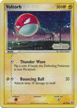 Voltorb (68/92) (Stamped) [EX: Legend Maker] - Pokémon - Card Brawlers | Quebec | Canada |