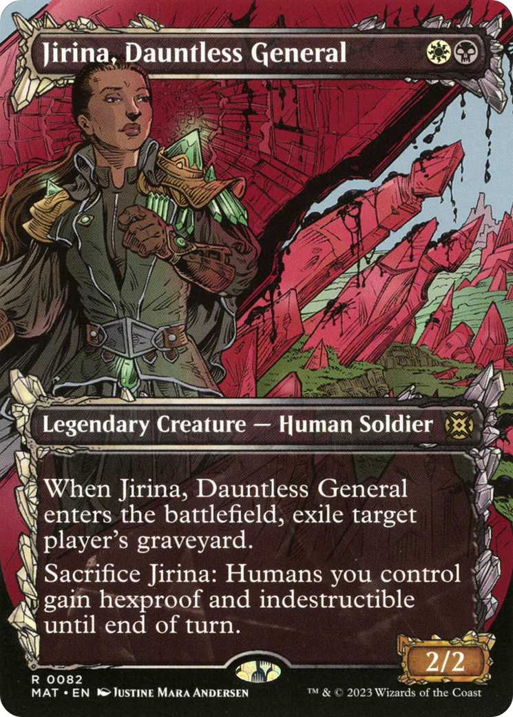 Jirina, Dauntless General (Showcase) [March of the Machine: The Aftermath] - Magic: The Gathering - Card Brawlers | Quebec | Canada |