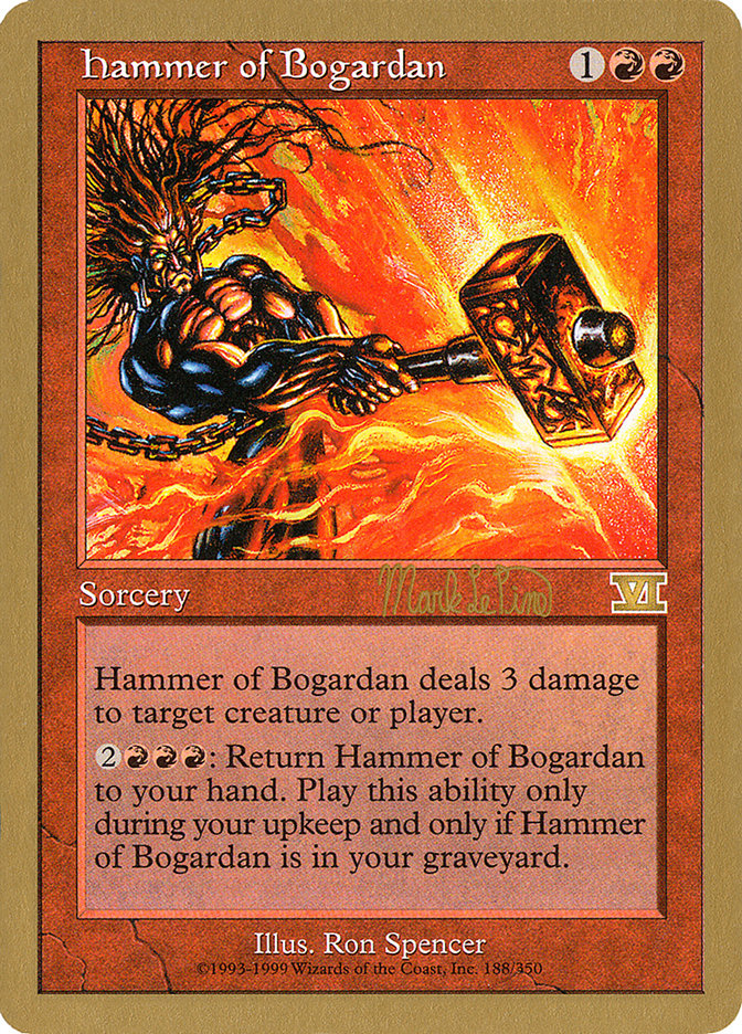 Hammer of Bogardan (Mark Le Pine) [World Championship Decks 1999] - Magic: The Gathering - Card Brawlers | Quebec | Canada |