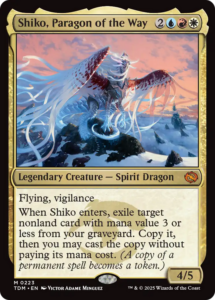 Shiko, Paragon of the Way [Tarkir: Dragonstorm] - Magic: The Gathering - Card Brawlers | Quebec | Canada |
