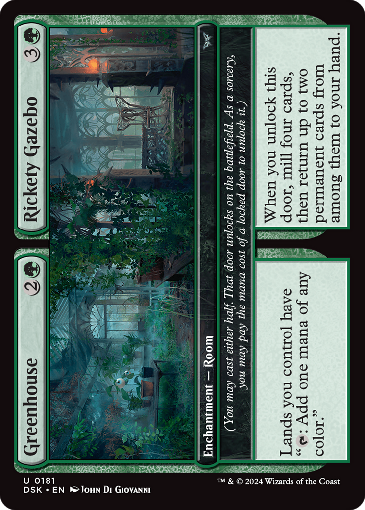 Greenhouse // Rickety Gazebo [Duskmourn: House of Horror] - Magic: The Gathering - Card Brawlers | Quebec | Canada |