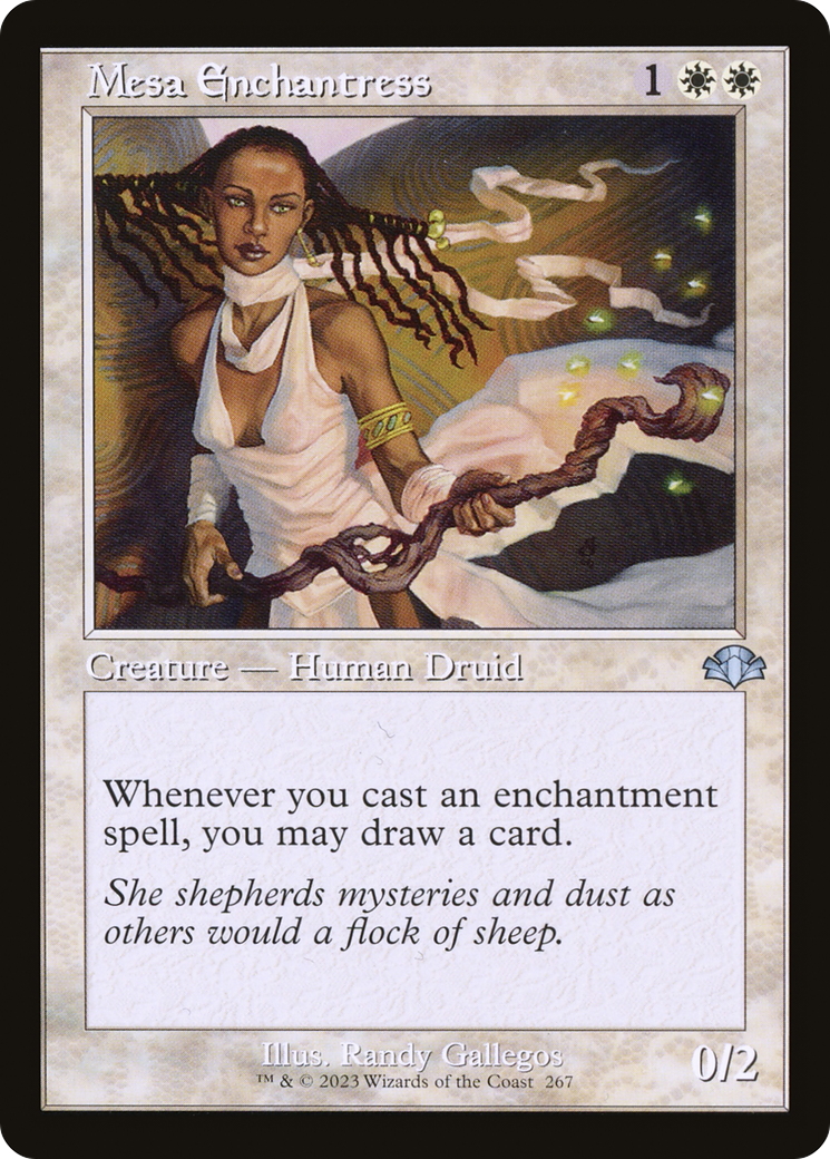 Mesa Enchantress (Retro) [Dominaria Remastered] - Magic: The Gathering - Card Brawlers | Quebec | Canada |