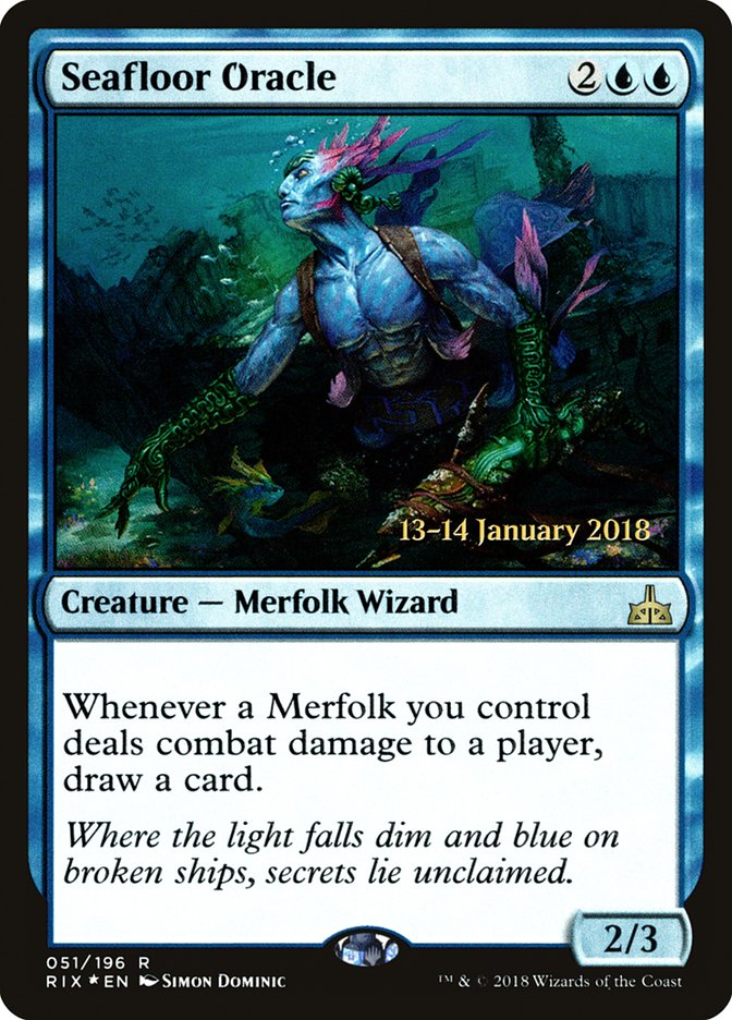 Seafloor Oracle [Rivals of Ixalan Prerelease Promos] - Magic: The Gathering - Card Brawlers | Quebec | Canada |