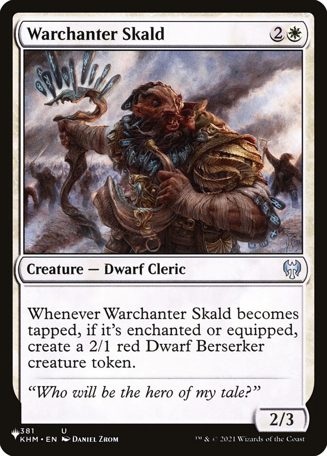 Warchanter Skald [The List] - Magic: The Gathering - Card Brawlers | Quebec | Canada |