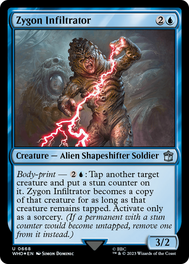 Zygon Infiltrator (Surge Foil) [Doctor Who] - Magic: The Gathering - Card Brawlers | Quebec | Canada |