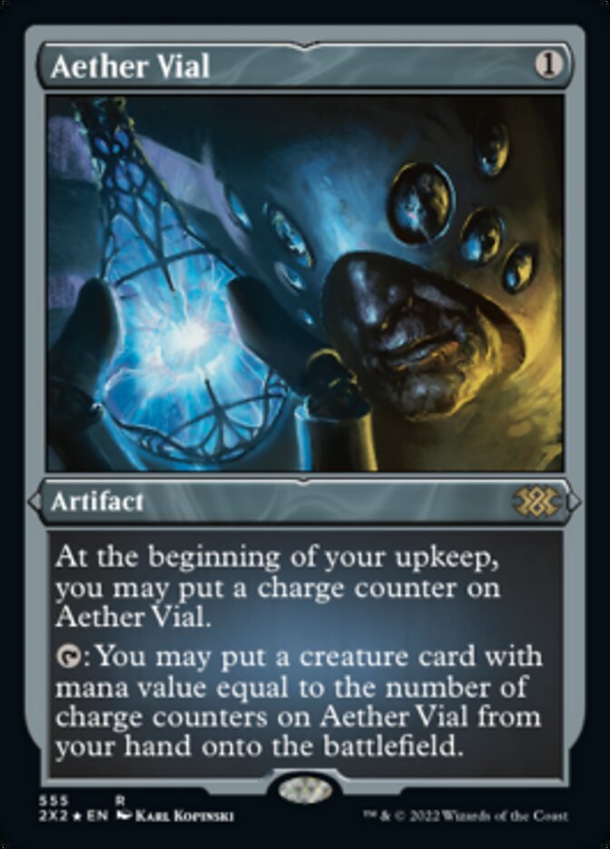 Aether Vial (Foil Etched) [Double Masters 2022] - Magic: The Gathering - Card Brawlers | Quebec | Canada |