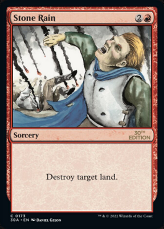 Stone Rain [30th Anniversary Edition] - Magic: The Gathering - Card Brawlers | Quebec | Canada |