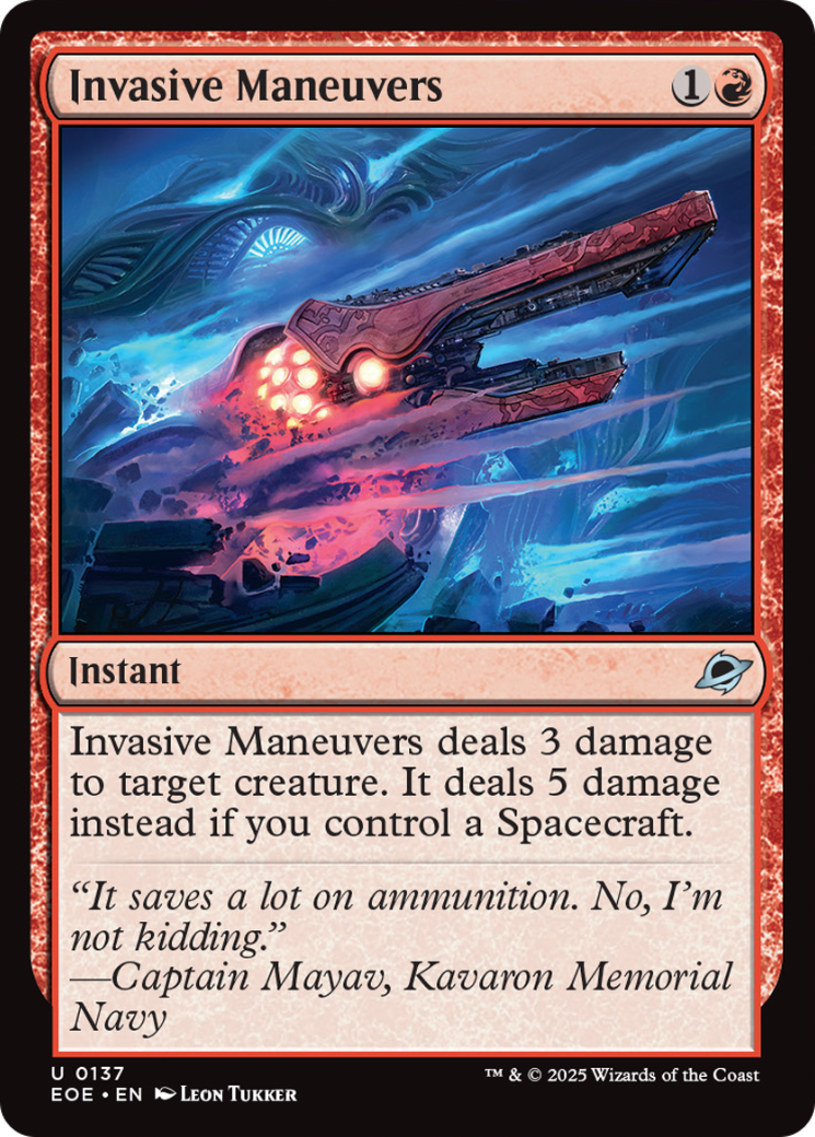 Invasive Maneuvers [Edge of Eternities] - Magic: The Gathering - Card Brawlers | Quebec | Canada |