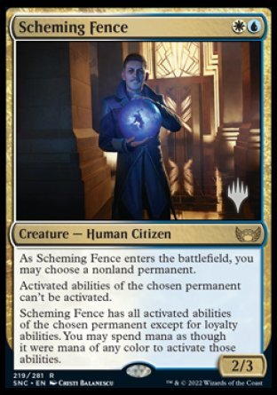 Scheming Fence (Promo Pack) [Streets of New Capenna Promos] - Magic: The Gathering - Card Brawlers | Quebec | Canada |