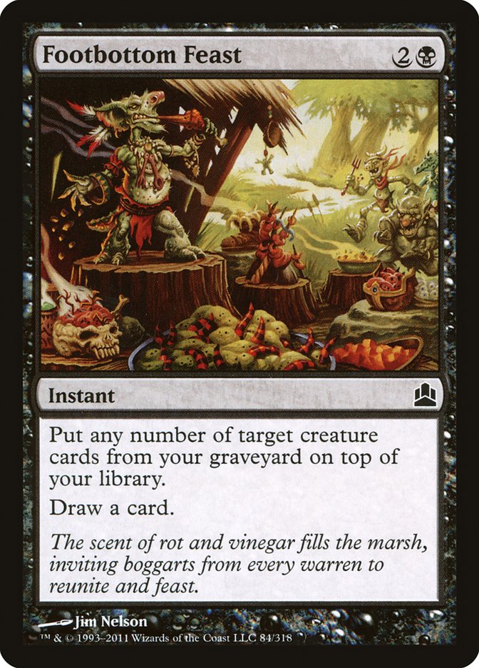 Footbottom Feast [Commander 2011] - Magic: The Gathering - Card Brawlers | Quebec | Canada |
