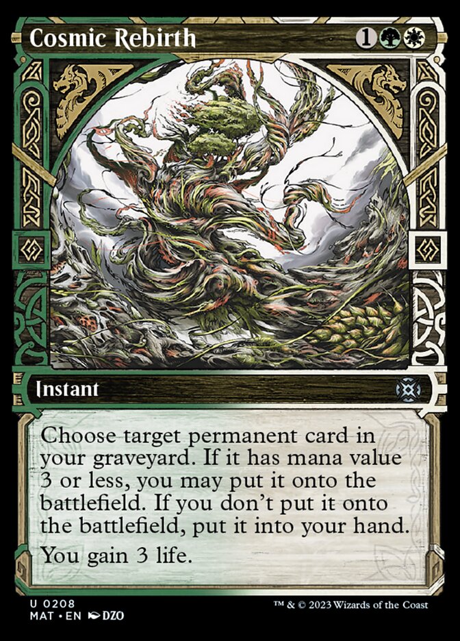 Cosmic Rebirth (Showcase Halo Foil) [March of the Machine: The Aftermath] - Magic: The Gathering - Card Brawlers | Quebec | Canada |