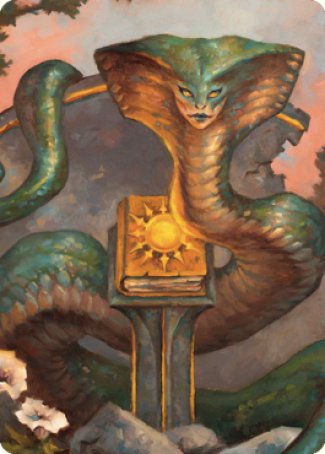 Guardian Naga Art Card [Commander Legends: Battle for Baldur's Gate Art Series] - Magic: The Gathering - Card Brawlers | Quebec | Canada |
