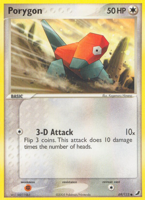 Porygon (69/115) [EX: Unseen Forces] - Pokémon - Card Brawlers | Quebec | Canada |