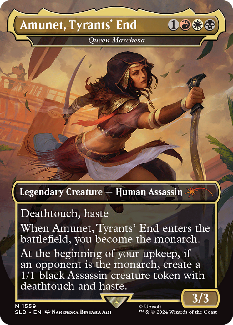 Amunet, Tyrants' End - Queen Marchesa (Rainbow Foil) [Secret Lair Drop Series] - Magic: The Gathering - Card Brawlers | Quebec | Canada |