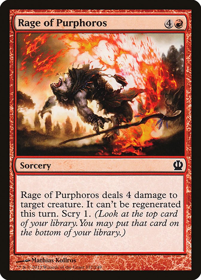 Rage of Purphoros [Theros] - Magic: The Gathering - Card Brawlers | Quebec | Canada |