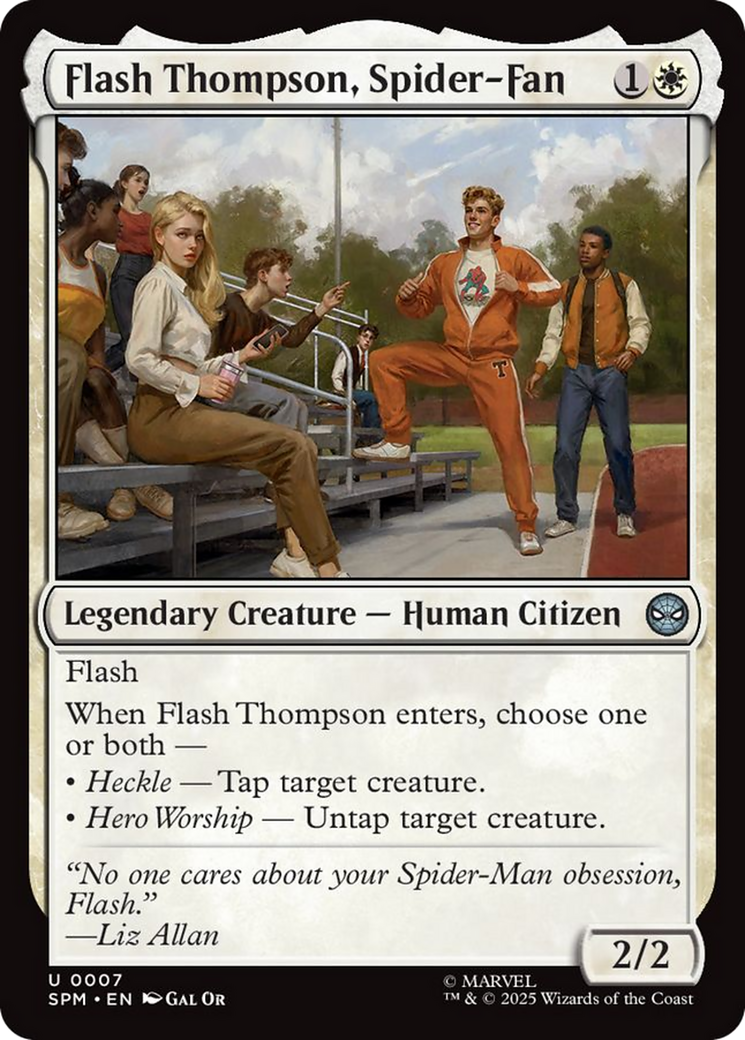 Flash Thompson, Spider-Fan [Marvel's Spider-Man] - Magic: The Gathering - Card Brawlers | Quebec | Canada |