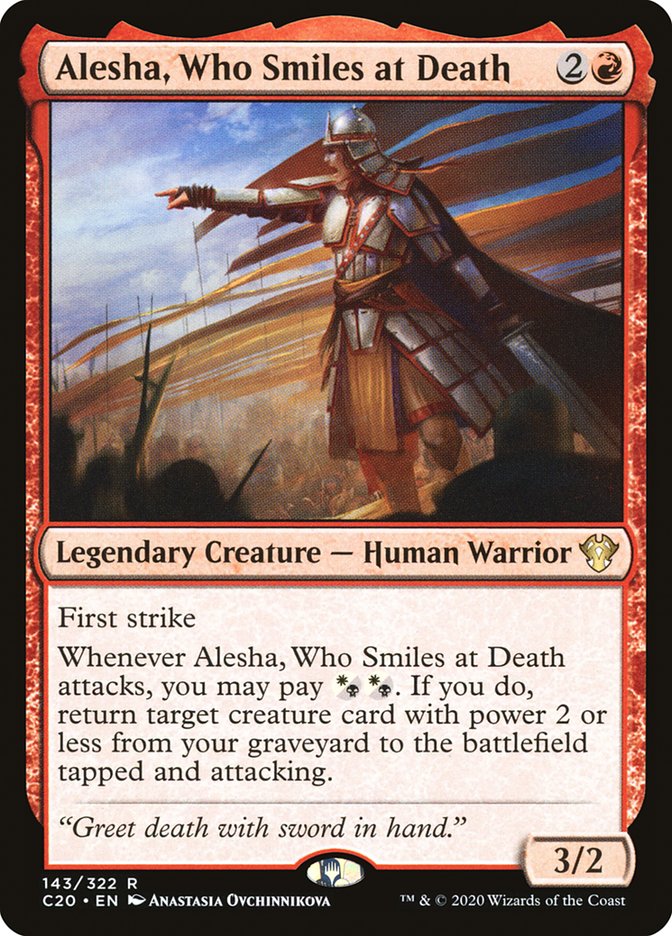 Alesha, Who Smiles at Death [Commander 2020] - Magic: The Gathering - Card Brawlers | Quebec | Canada |