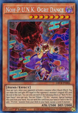Noh-P.U.N.K. Ogre Dance [GRCR-EN006] Collector's Rare - Yu-Gi-Oh! - Card Brawlers | Quebec | Canada |