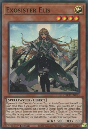 Exosister Elis [GRCR-EN013] Super Rare - Yu-Gi-Oh! - Card Brawlers | Quebec | Canada |