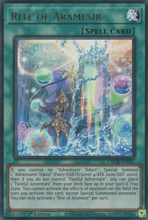 Rite of Aramesir [GRCR-EN025] Ultra Rare - Yu-Gi-Oh! - Card Brawlers | Quebec | Canada |