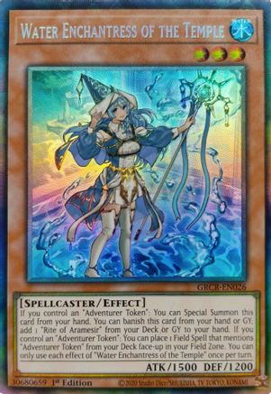 Water Enchantress of the Temple [GRCR-EN026] Collector's Rare - Yu-Gi-Oh! - Card Brawlers | Quebec | Canada |